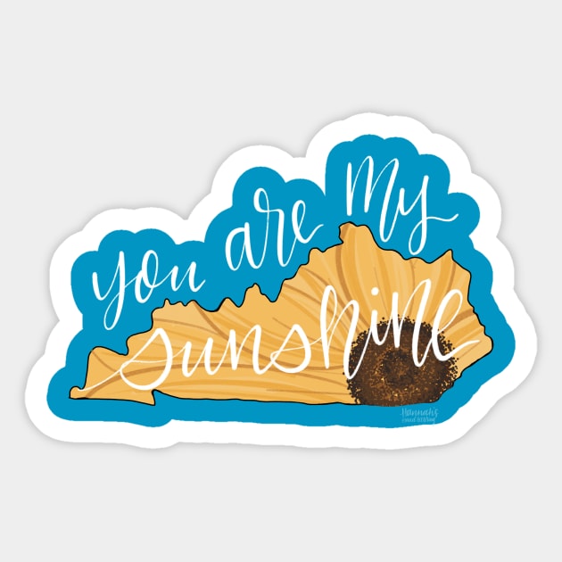 Kentucky Sunshine Sticker by Hannah’s Hand Lettering